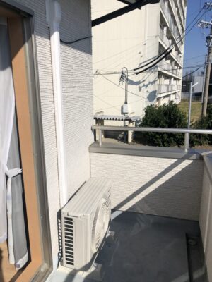 【浜松市】穴開けからの新規エアコン取付け施工事例